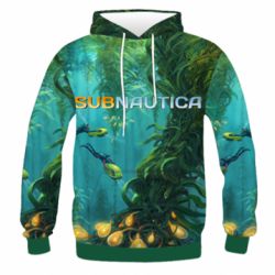 Мужское 3D худи Underwater Subnautica - PrintSalon