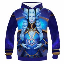 Мужское 3D худи Warcraft Winter Queen - PrintSalon