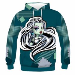 Чоловіче 3D худі Your ghoulfriend Frankie - PrintSalon