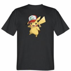 Мужская футболка Stedman Ash's hat Pikachu - PrintSalon