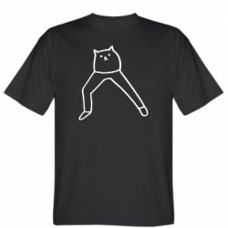 Мужская футболка Stedman Cat in pants - PrintSalon