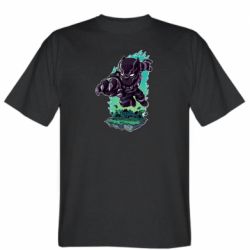 Мужская футболка Stedman Cute Black panther-PrintSalon Мужская футболка Stedman Cute Black panther