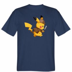Мужская футболка Stedman Cute Detective Pikachu - PrintSalon