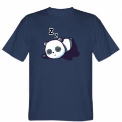 Мужская футболка Stedman Cute panda sleeping - PrintSalon