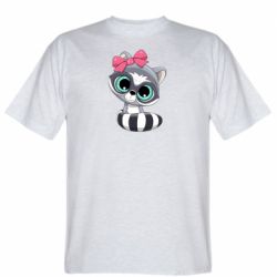 Мужская футболка Stedman Cute raccoon - PrintSalon