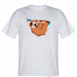 Мужская футболка Stedman Cute sloth - PrintSalon