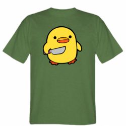 Чоловіча футболка Stedman Duckling With A Knife - PrintSalon