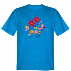 Мужская футболка Stedman Flowers and Butterflies - PrintSalon