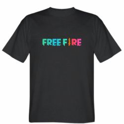Мужская футболка Stedman Free fire gradient logo