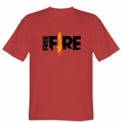 Чоловіча футболка Stedman Free Fire vertical logo - PrintSalon