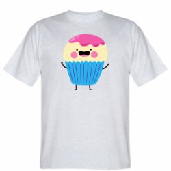 Мужская футболка Stedman Funny cupcake with smile - PrintSalon