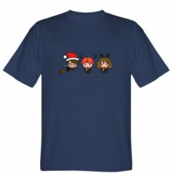 Чоловіча футболка Stedman Гаррі Поттер та друзі новорічні - PrintSalon