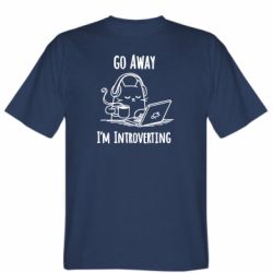 Мужская футболка Stedman Go away i'm introverting - PrintSalon