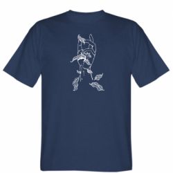 Мужская футболка Stedman Hand with leafs - PrintSalon