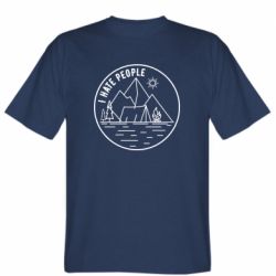 Мужская футболка Stedman I hate people - camper - PrintSalon