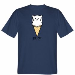 Мужская футболка Stedman Ice Cat - PrintSalon