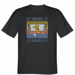 Мужская футболка Stedman Jesus will save - PrintSalon