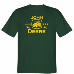 Мужская футболка Stedman John Deere and tractor fanArt