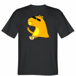 Мужская футболка Stedman Капибара Программист - PrintSalon