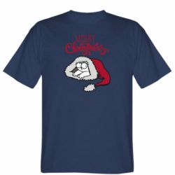 Мужская футболка Stedman Кот саймона рождество - PrintSalon