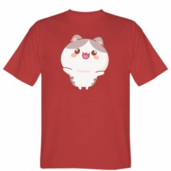 Мужская футболка Stedman Котик обнимает тебя