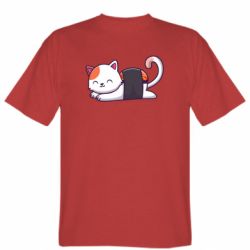 Мужская футболка Stedman Котик-суши - PrintSalon