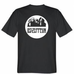 Мужская футболка Stedman Led Zeppelin in a circle - PrintSalon