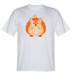 Мужская футболка Stedman Little hedgehog in a hat-PrintSalon Мужская футболка Stedman Little hedgehog in a hat