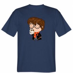 Мужская футболка Stedman Милый Гарри с совой - PrintSalon