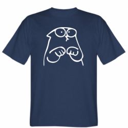 Мужская футболка Stedman Милый Кот Саймона - PrintSalon