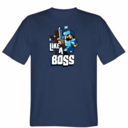 Мужская футболка Stedman Minecraft Like a Boss - PrintSalon