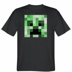 Мужская футболка Stedman Minecraft minimalist Creeper - PrintSalon