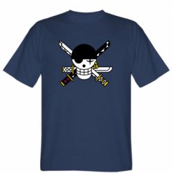 Мужская футболка Stedman One Piece Zoro logo - PrintSalon