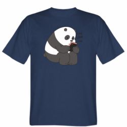 Мужская футболка Stedman Панда лайк - PrintSalon