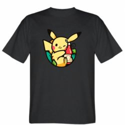 Мужская футболка Stedman Pikachu with ketchup - PrintSalon
