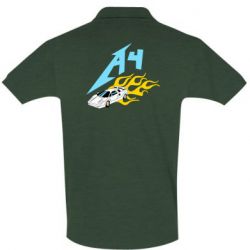 Мужское поло A4 Lamba And Fire - PrintSalon