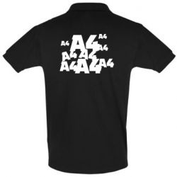 Мужское поло A4 Pattern - PrintSalon