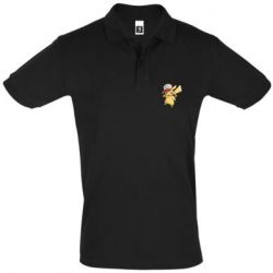 Мужское поло Ash's hat Pikachu - PrintSalon