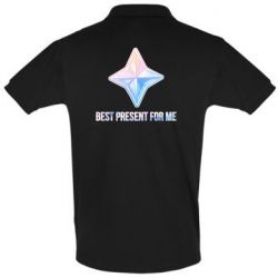 Мужское поло Best present for me - PrintSalon