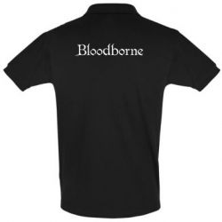 Мужское поло Bloodborne logo-PrintSalon Мужское поло Bloodborne logo