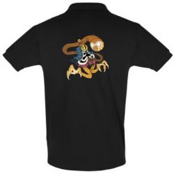 Мужское поло Creepy Hooty - PrintSalon