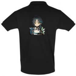 Мужское поло Cяо кушает - PrintSalon