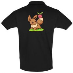 Мужское поло Eevee with Hoppip