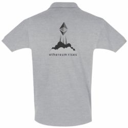 Мужское поло Ethereum Rises - PrintSalon