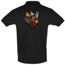 Чоловіче поло Five Nights At Freddy's monsters-PrintSalon Чоловіче поло Five Nights At Freddy's monsters