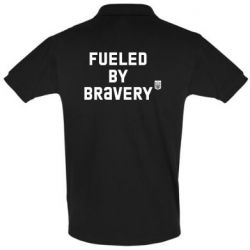 Мужская футболка поло Fueled by bravery - PrintSalon