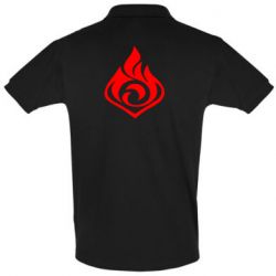 Мужское поло Genshin Impact Pyro - PrintSalon