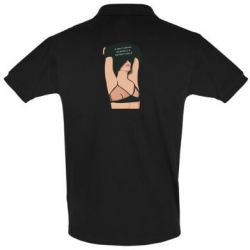 Мужское поло Gentleman Is Simply A Patient Wolf - PrintSalon