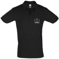 Мужское поло Герб Украины иди - PrintSalon