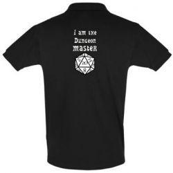 Мужское поло I am the dungeon master - PrintSalon